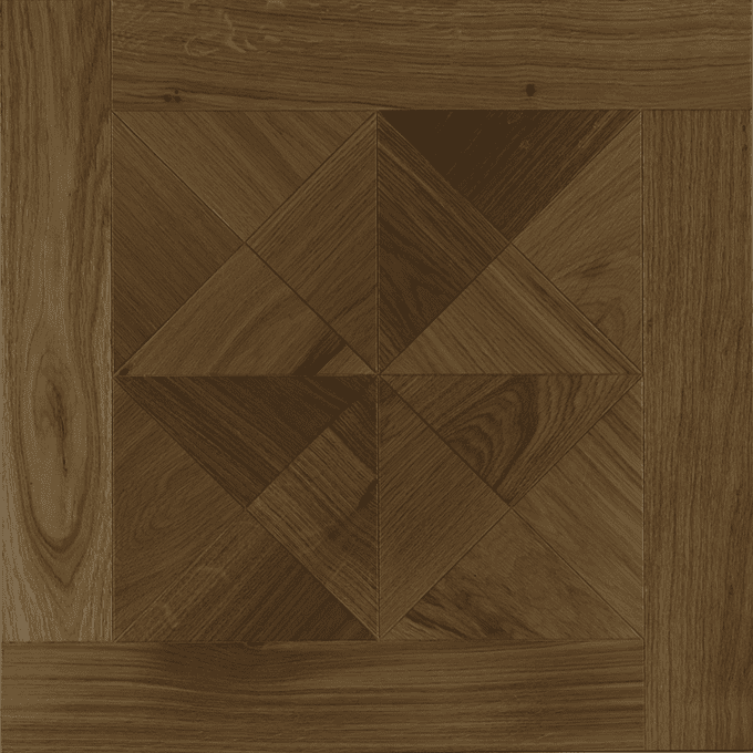 Модульный инженерный паркет LabArte 599х599 mm орнамент 14-90 Дуб Рустик Масло UV S 15,5x599x599 мм, упаковка 0.359 м