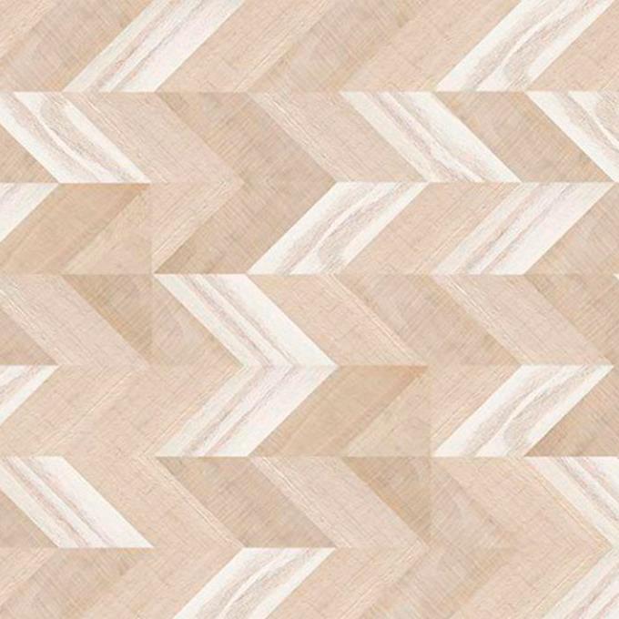 Клеевое напольное пробковое покрытие Corkstyle Chevron Creme, упаковка 3.0 м